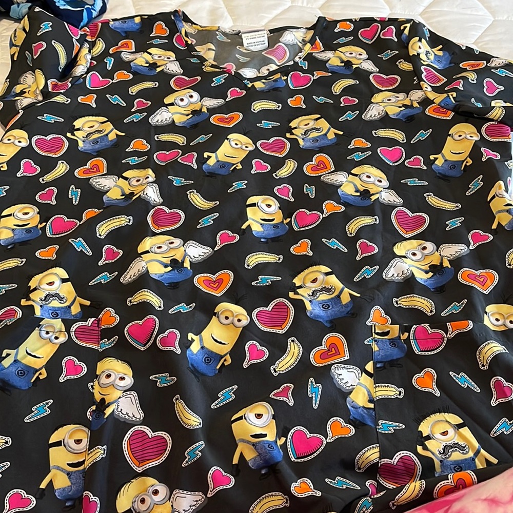 Minions Scrub top